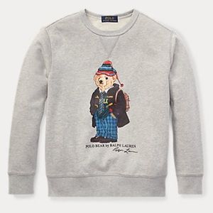 Ralph Lauren Polo Bear Sweatshirt Crew Neck Boys